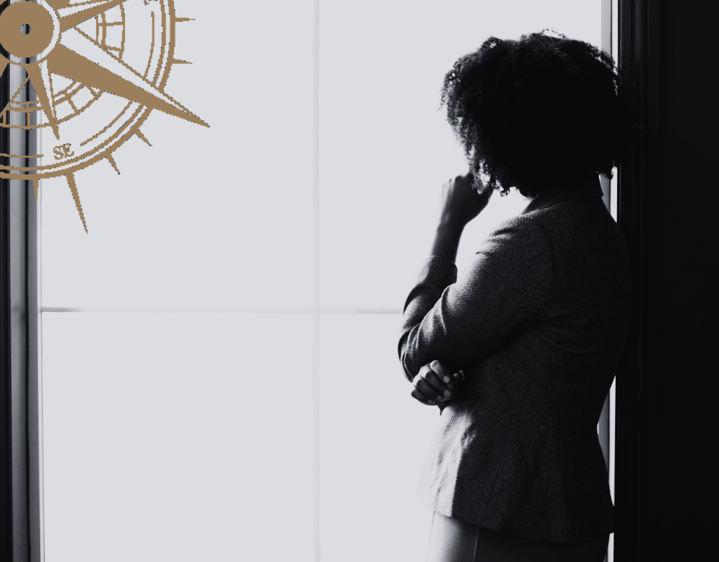 High-capacity leaders and rest shown through a leader standing at a window in deliberate stillness